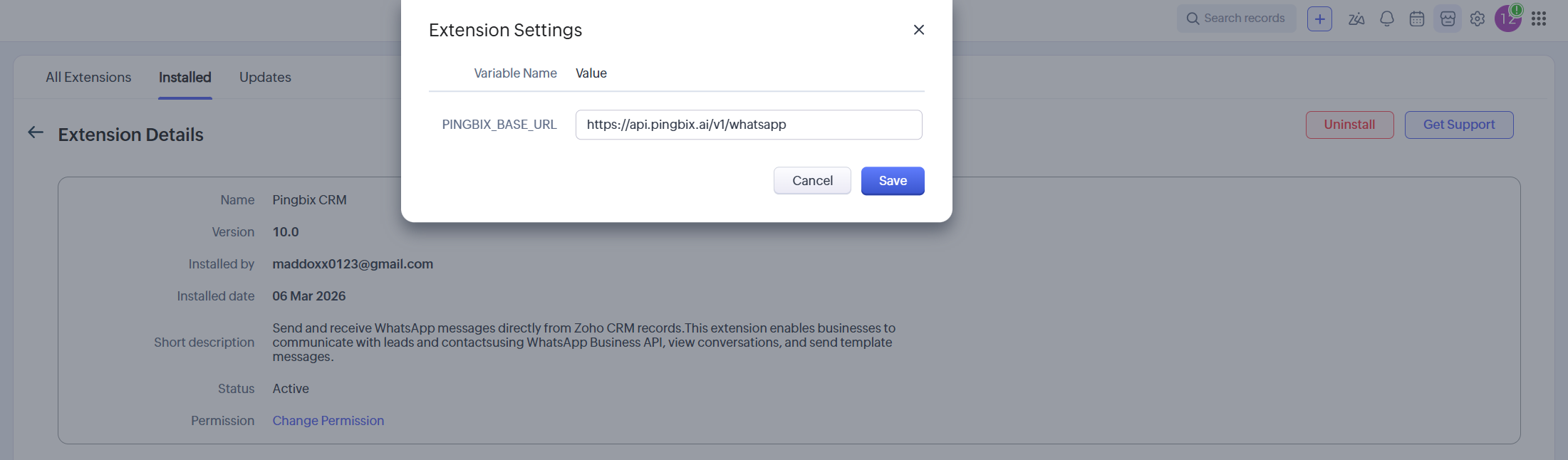 Base URL configuration