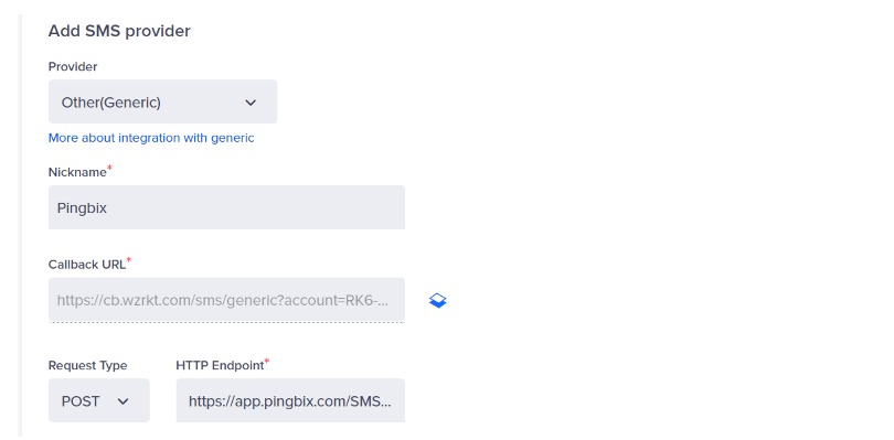 Provider Configuration
