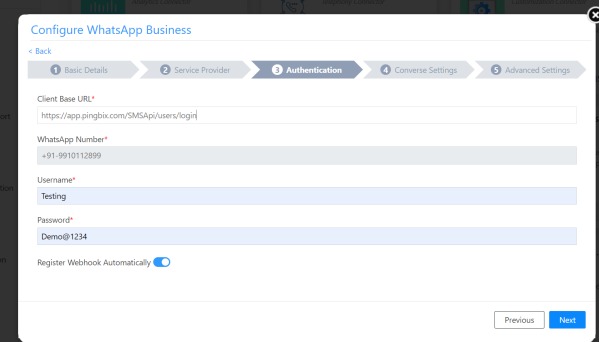 Authentication Details