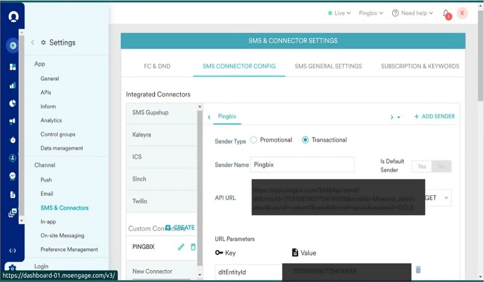 Connector Configuration