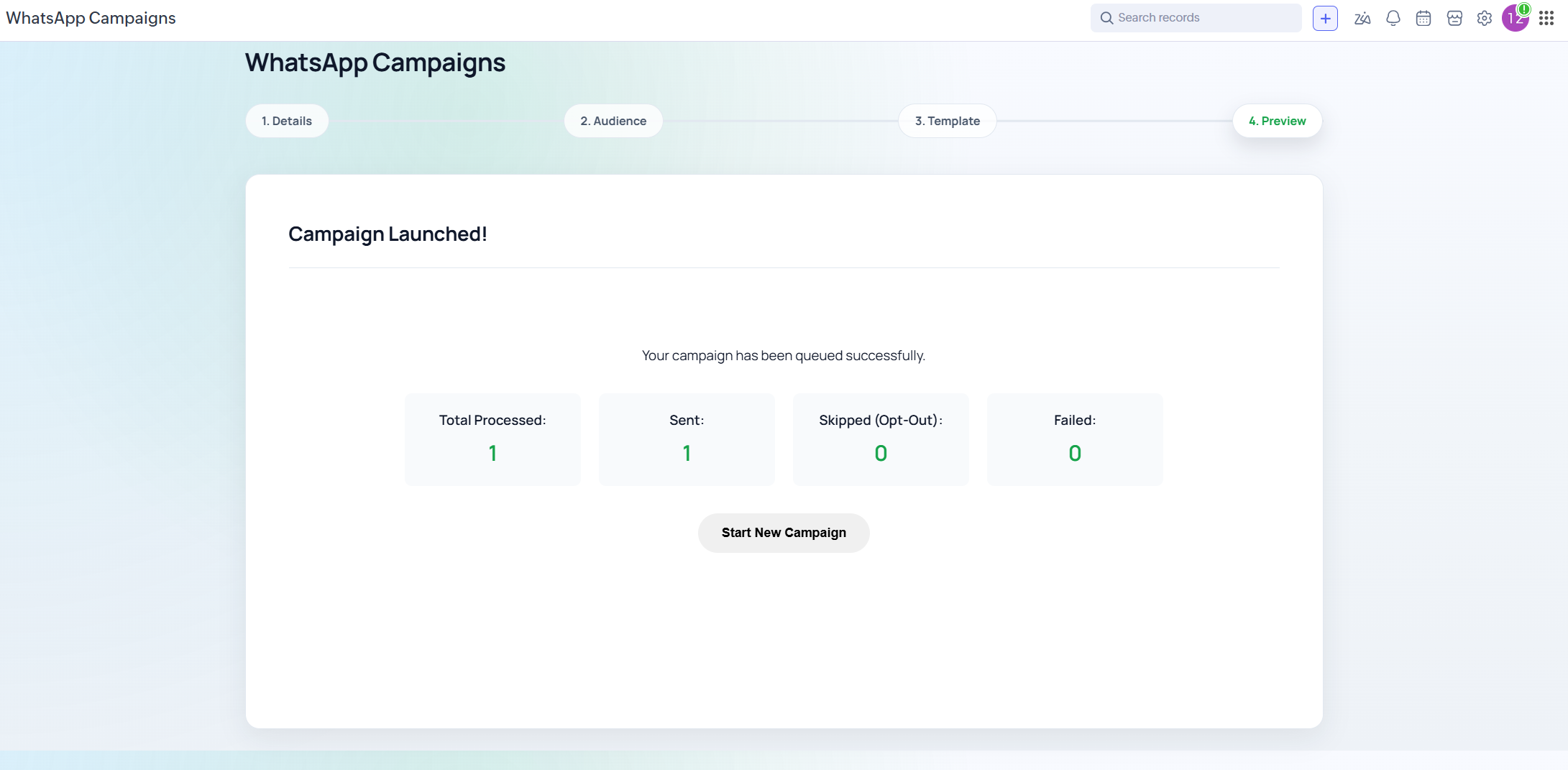 WhatsApp campaign launched