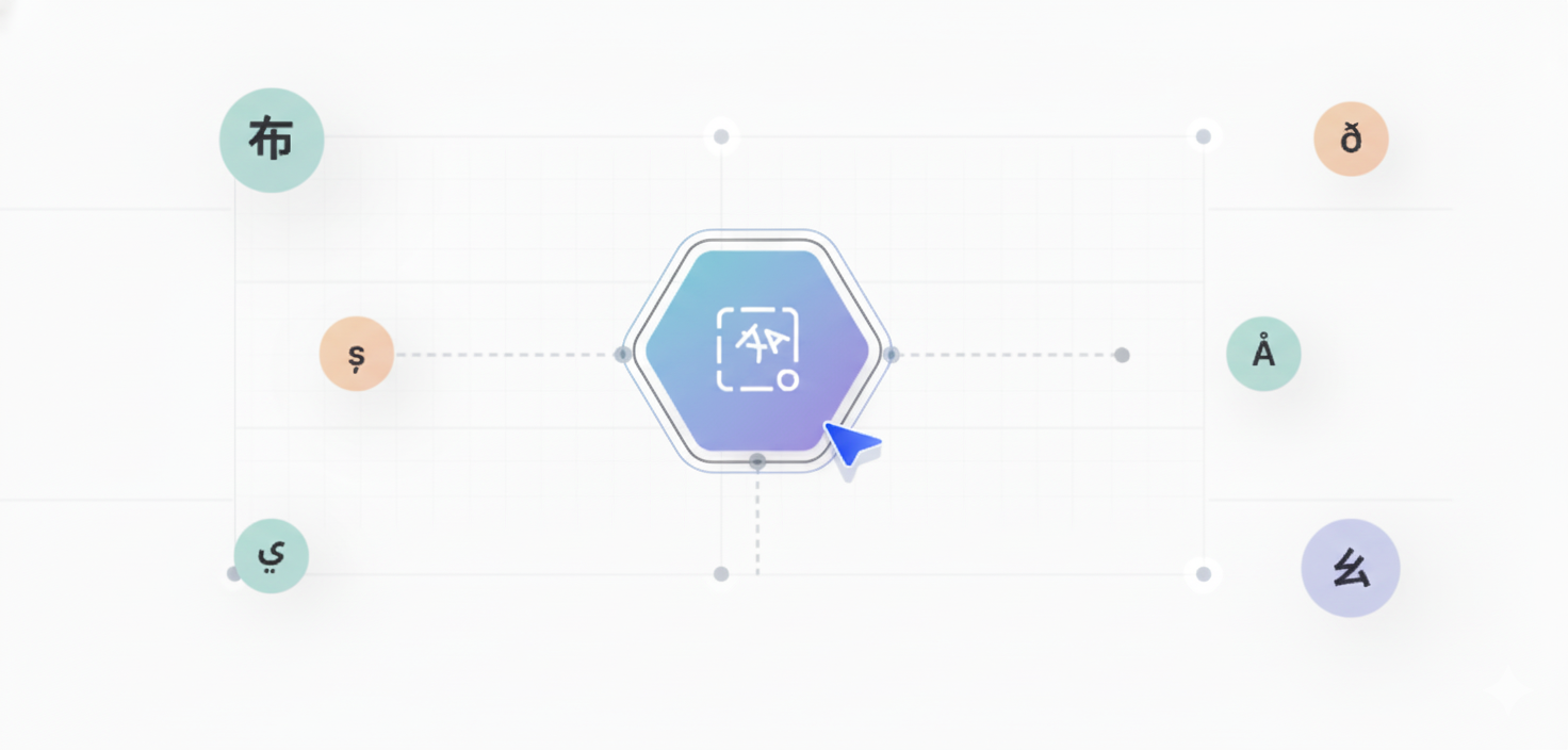 Illustration representing multilingual support and emotional intelligence in voice calls